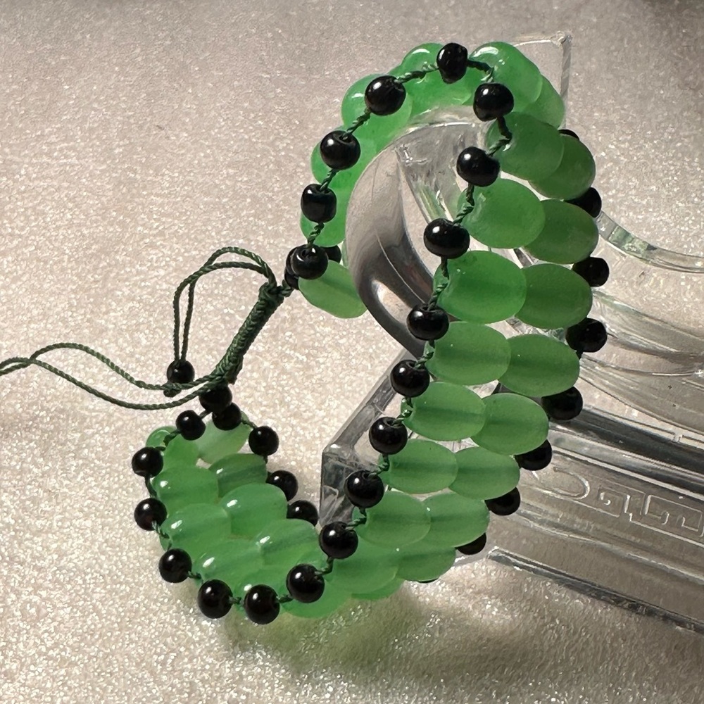Unisex Hot Exquisite Chinese handmade blue jade bracelet size adjustable